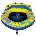 Yellow 2 Person Inflatable Towable Tube V929