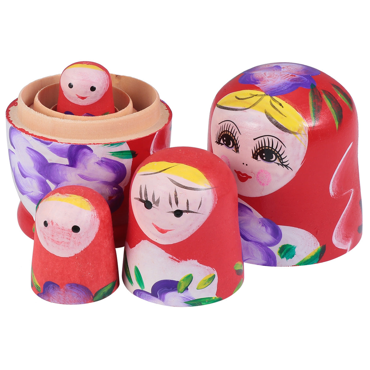 Wooden Matryoshka Doll Nesting Dolls Toy H67541