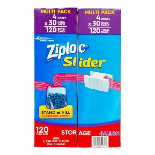 Gallon Storage Bags, 120 Ct B2502