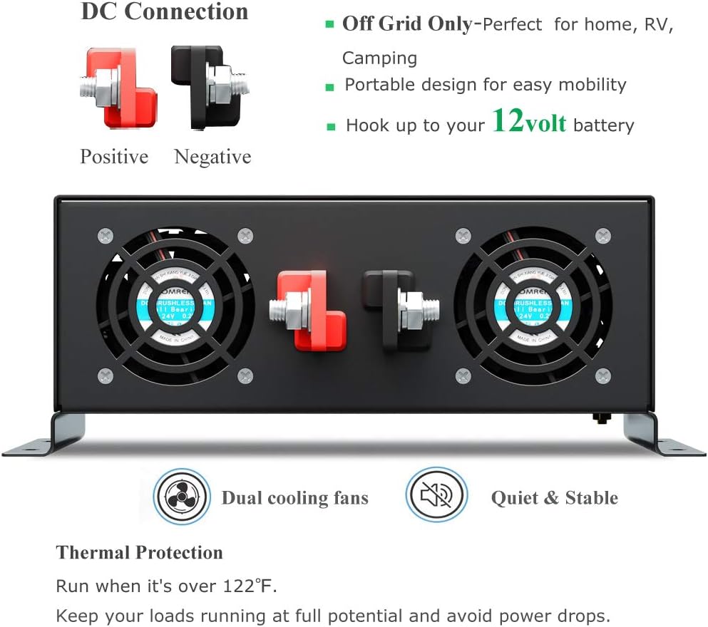 2500 watt 12V Pure Sine Wave Power Inverter U915