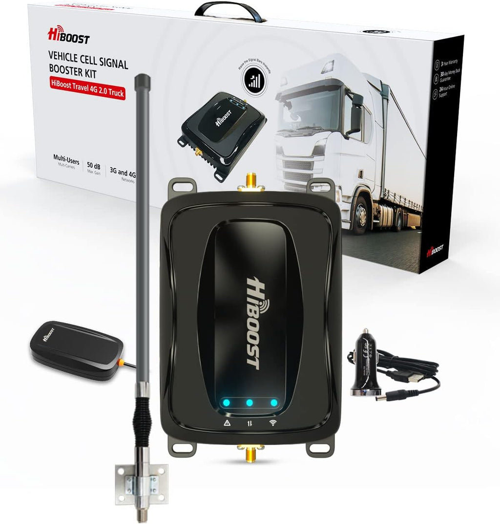 Car Cell Phone Booster with Magnetic Roof Antenna T3086