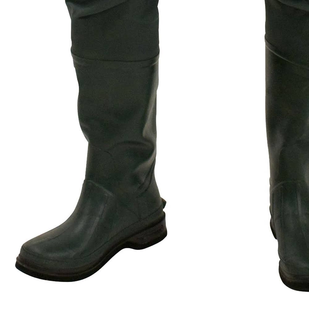 Forest Green 2-Ply Rubber Hip Wader D764