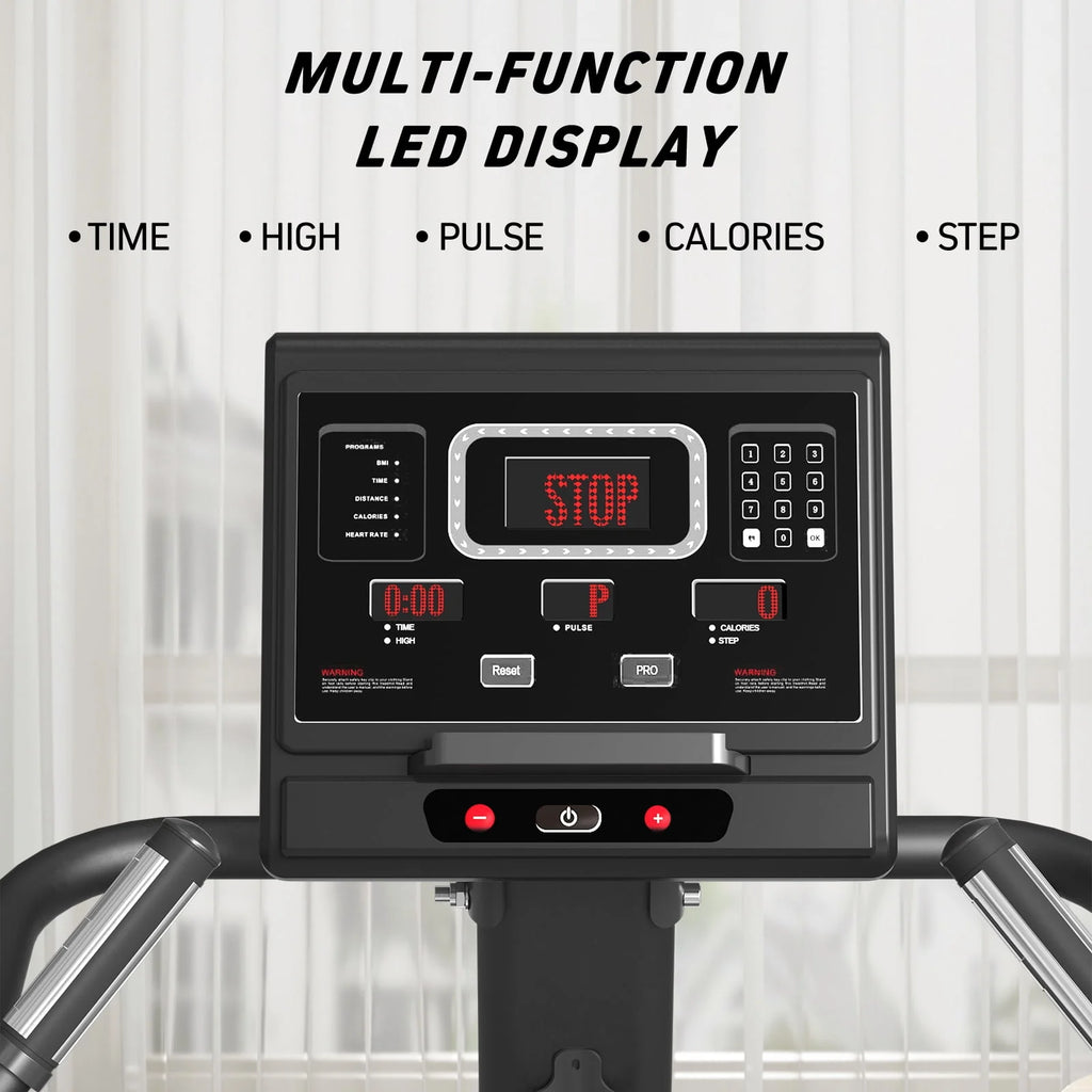 Stair Stepper with LED Screen, 12 Workout Programs, 441LBS Step Machine U2623