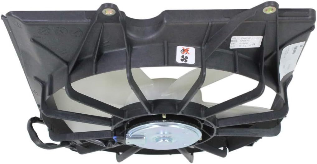 Radiator Fan for Acura RDX 2013 2014 2015 Driver Side Single Fan 6 Cyl V5795