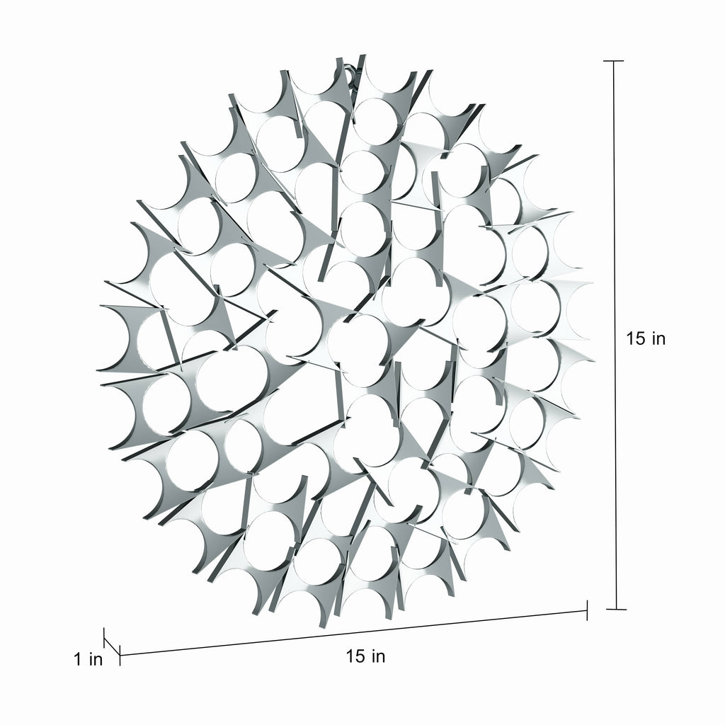 Metal Wall Decor (Set of 3) Silver V73017