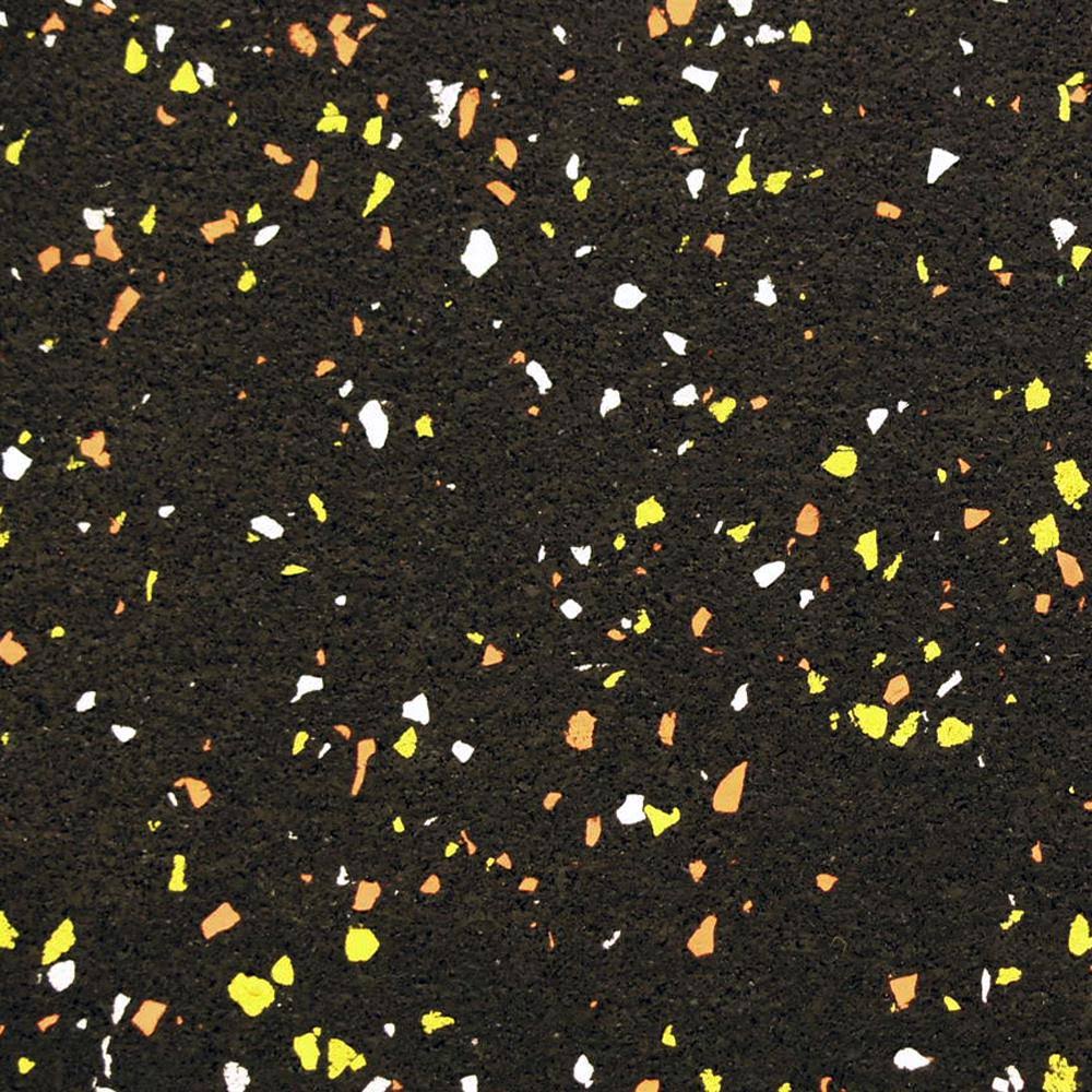 Candy Corn Recycled Rubber Flooring Rolls J594