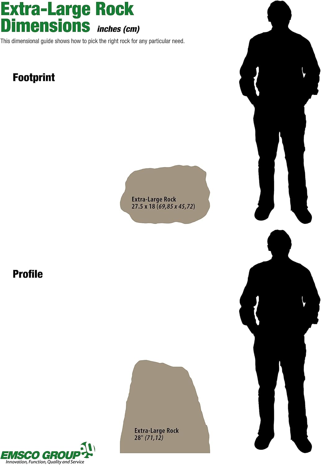Extra Large Lightweight Landscape Rock M31374
