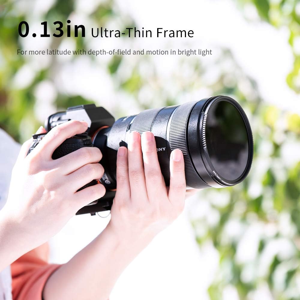 67mm Fixed ND Lens Filter Kit with 28 Layers Multi-Coated HD Optical Glass and 4-Filter Pouch F359