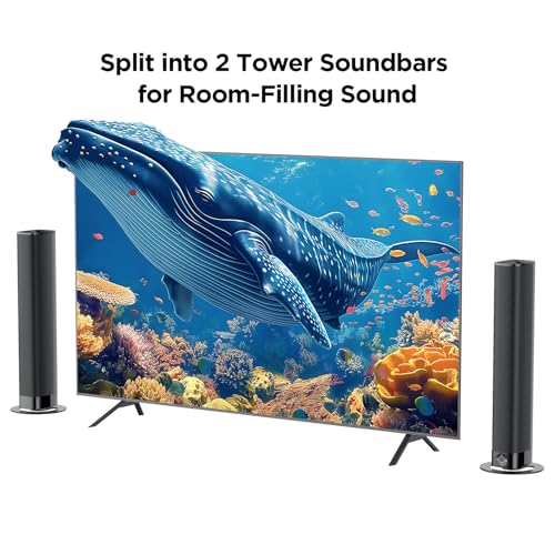Detachable Soundbar with Bluetooth ARC Opt AUX V891
