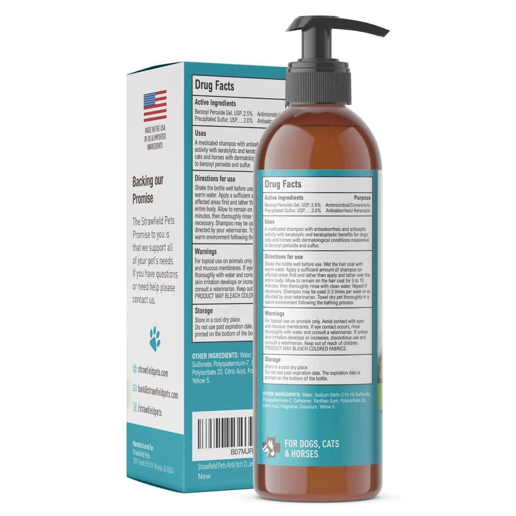 Benzoyl Peroxide Shampoo for Dogs & Cats U79775