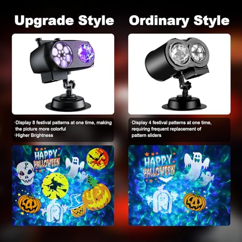 Halloween Projector Lights 8 Patterns X409087