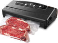 8 in 1 Automatic Vacuum Sealer Machine with Vacuum Bags & Roller Storage, Cutter, Black M48477
