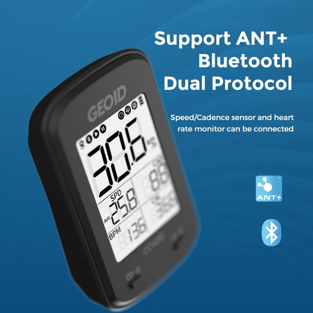 Wireless Bluetooth Waterproof Bicycle Speedometer Odometer with LCD Automatic Backlight Display O85571