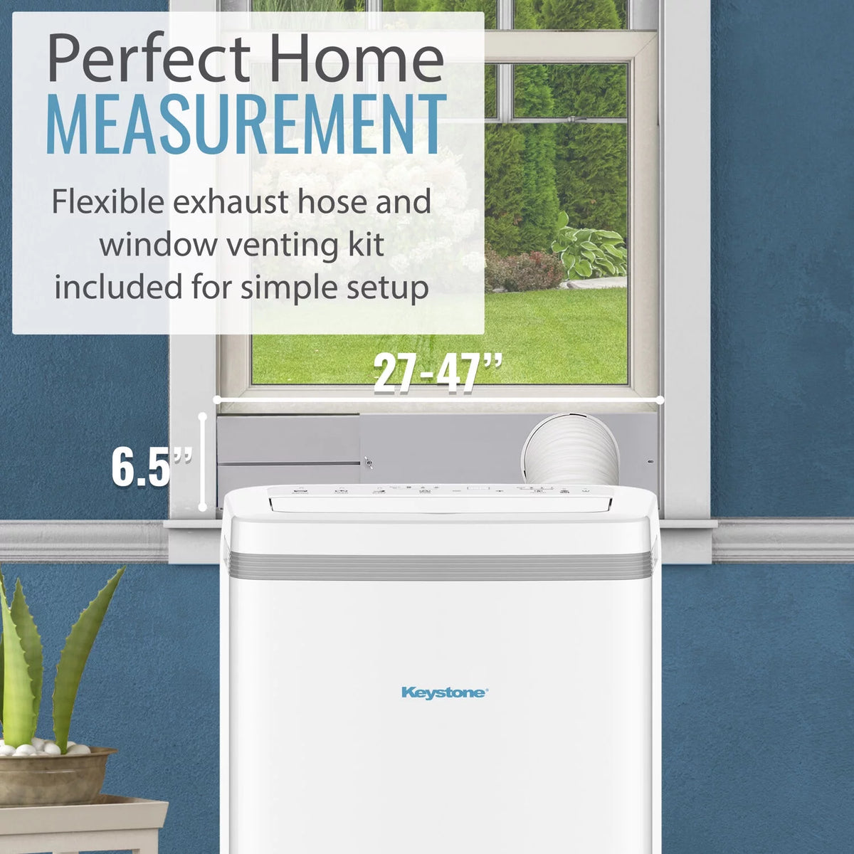 6,500 BTU 115-Volt Portable Air Conditioner White O265