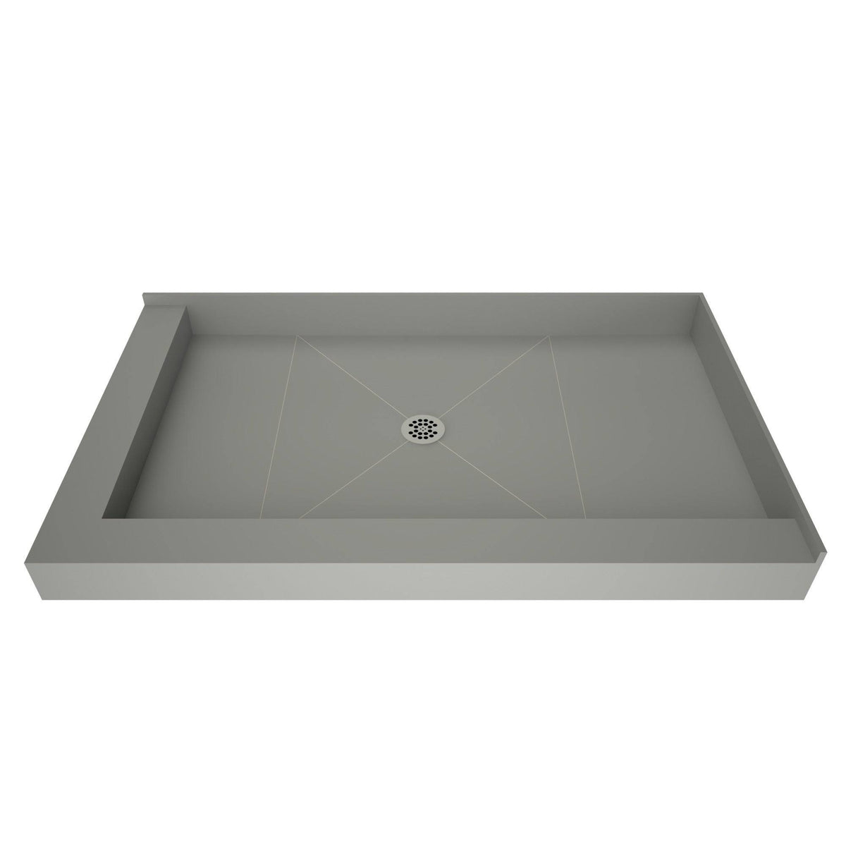 32x22 x 48x22 Double Threshold Shower Base with Drain Plate B121883