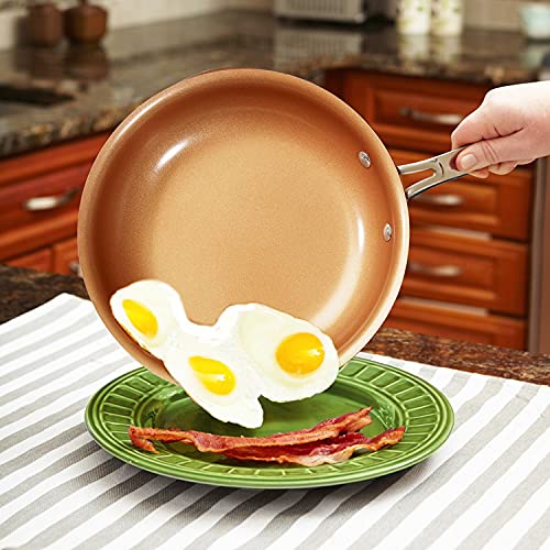 10 inch Ceramic Copper Non-Stick Fry Pan O114