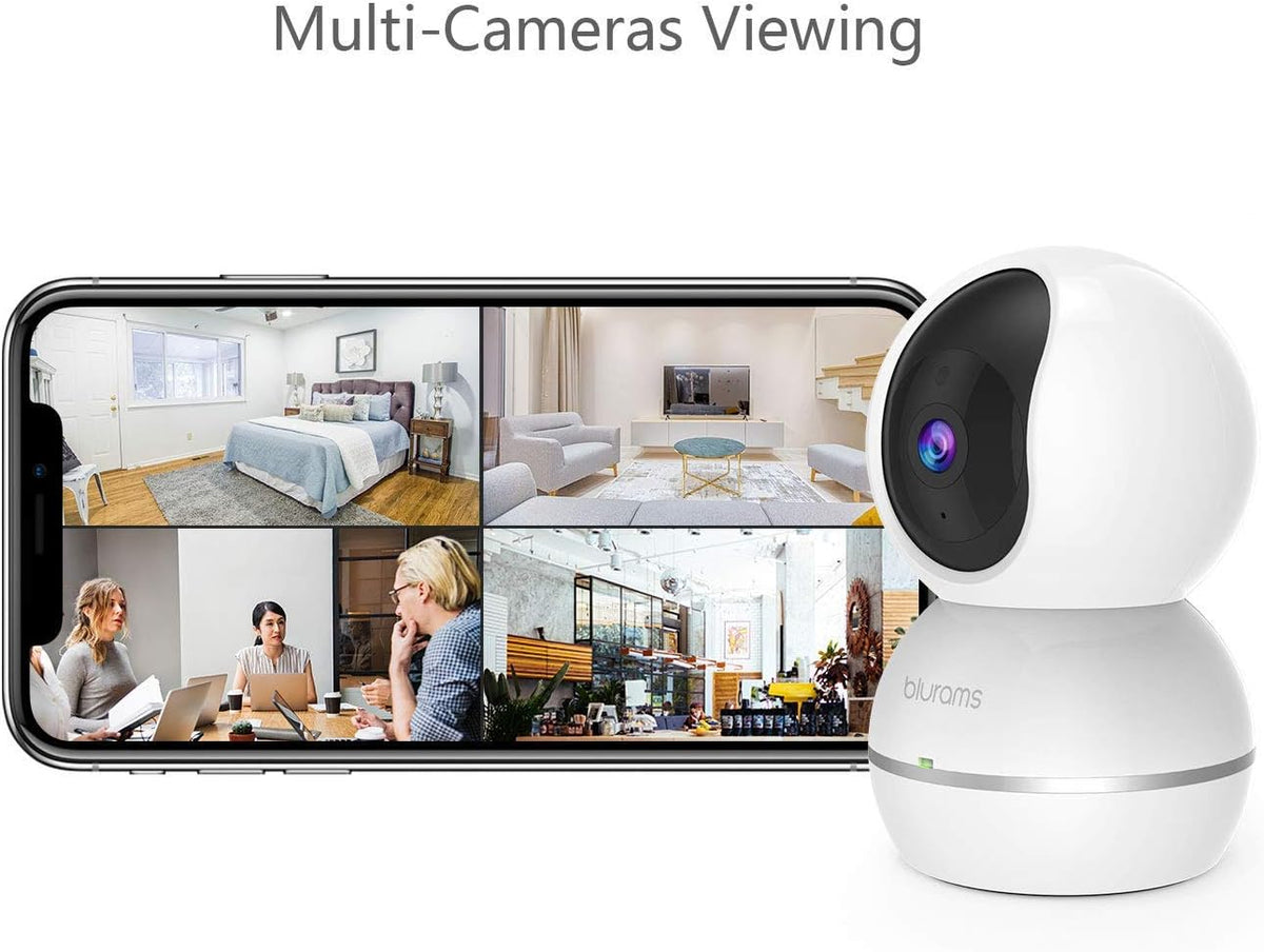 1080p Dome Security Camera PTZ Surveillance System with Night Vision Two-Way Audio Pack of 2 G59065