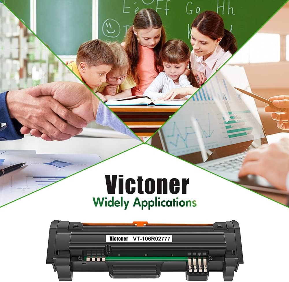 Compatible Black Toner Cartridge 4-Pack M6798