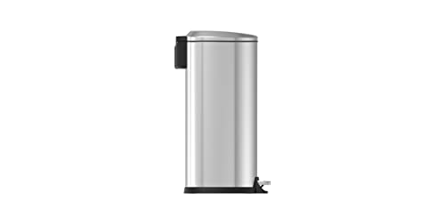 13.2 Gal Stainless Steel Step-on Trashcan B7774