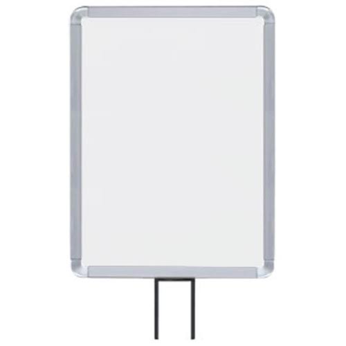 Vertical Fixed Mount Sign Frame, 11 x 14 in. Satin Aluminum L50802