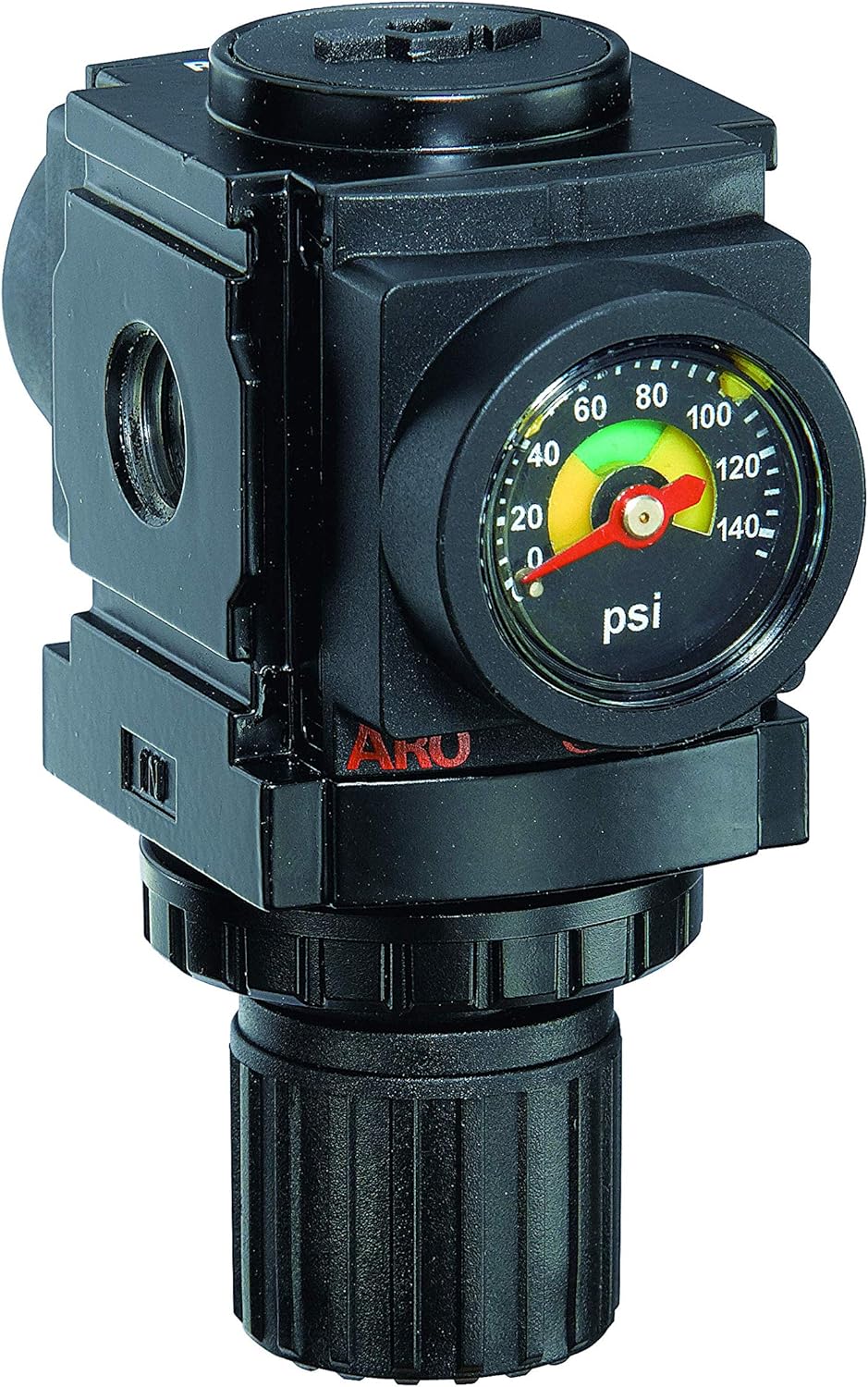 Air Regulator 1/2" NPT with Gauge, 250 psi Max Inlet, Pack of 2 I9752