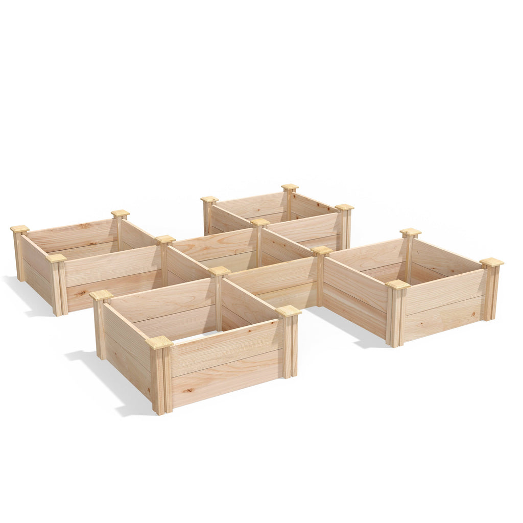 Cedar Raised Garden Bed 16 in x 8 ft x 11 in F15792