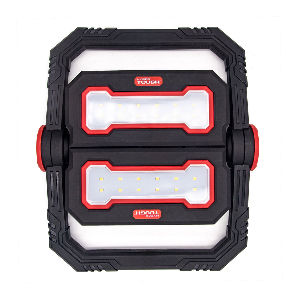 1000 Lumen Led Work Light Folding Stand Black Red Plastic I83483
