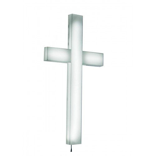 Christian Lighted Church Sign White Plexiglass LED Light C525