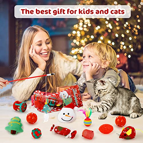 Christmas 12 PCS Catnip Plush Cat Toys P2728
