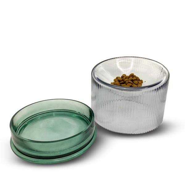 Handmade Glass Cat Bowl X1141