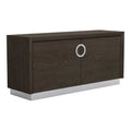 72" High Gloss Gray Lacquer Wood Buffet P53776