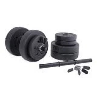 40lb Adjustable Vinyl Dumbbell Set L1652