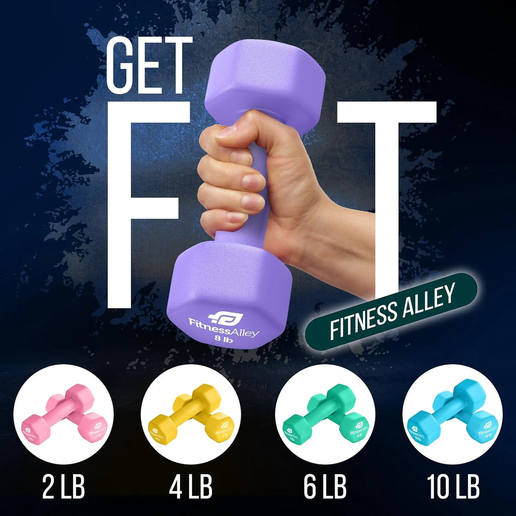 Neoprene Hex Dumbbells Set D69083