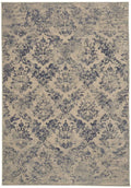 Azure Rectangle Machine Woven Rugs I3313