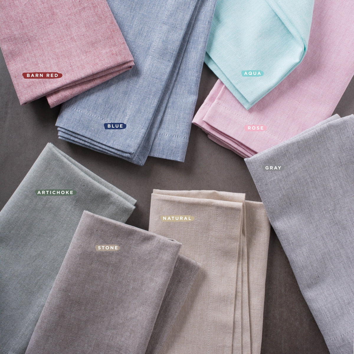 14x72" Cotton Chambray Table Runner I57365