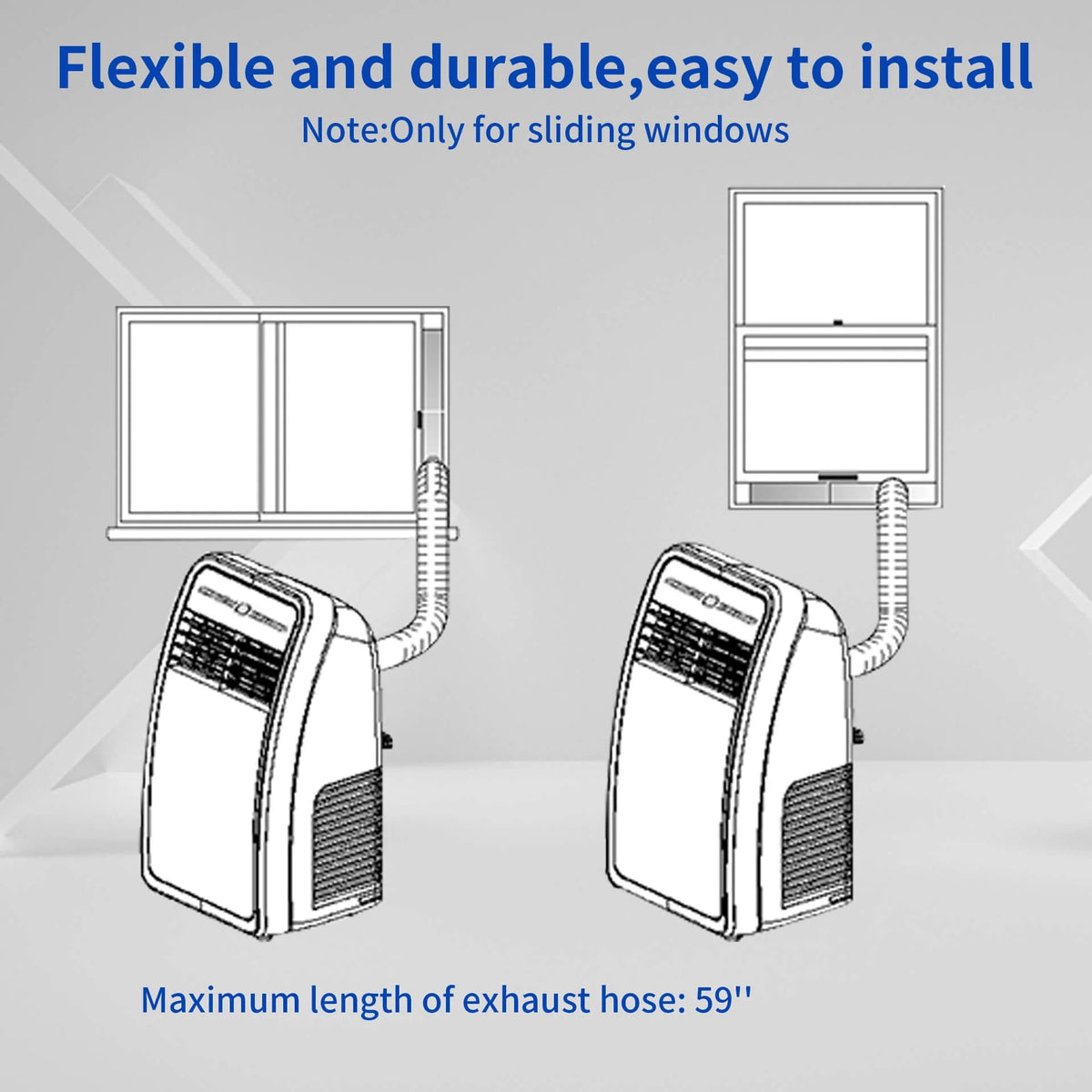 4350BTU 3 in 1 Portable Air Conditioner with Remote Control C15631