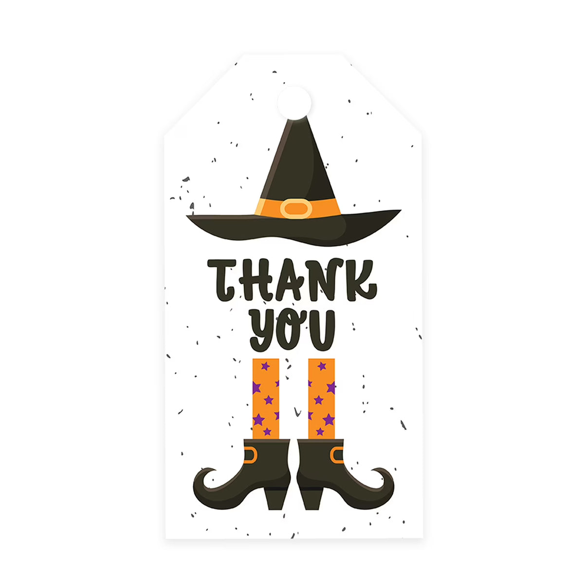 100-Pk Halloween Gift Tags With String B409