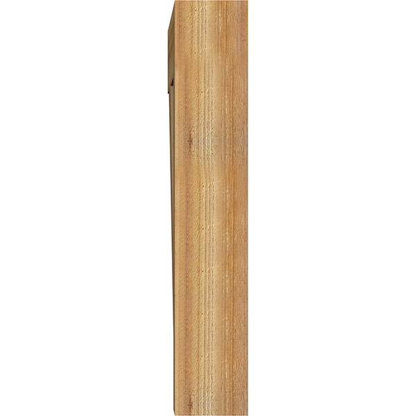 6x22W x 34x22D x 34x22H Traditional Block Rough Sawn Bracket, Western Red Cedar Z75809