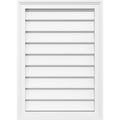 PVC Gable Vent with Brickm P88141