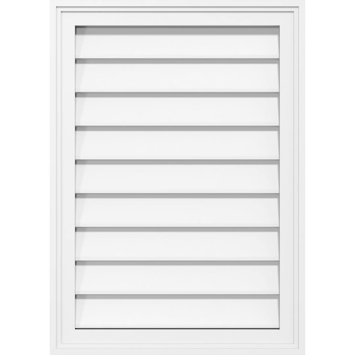 PVC Gable Vent with Brickm P88141