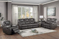 Charcoal Reclining Loveseat and 3-Seat Sofa Set Z851315