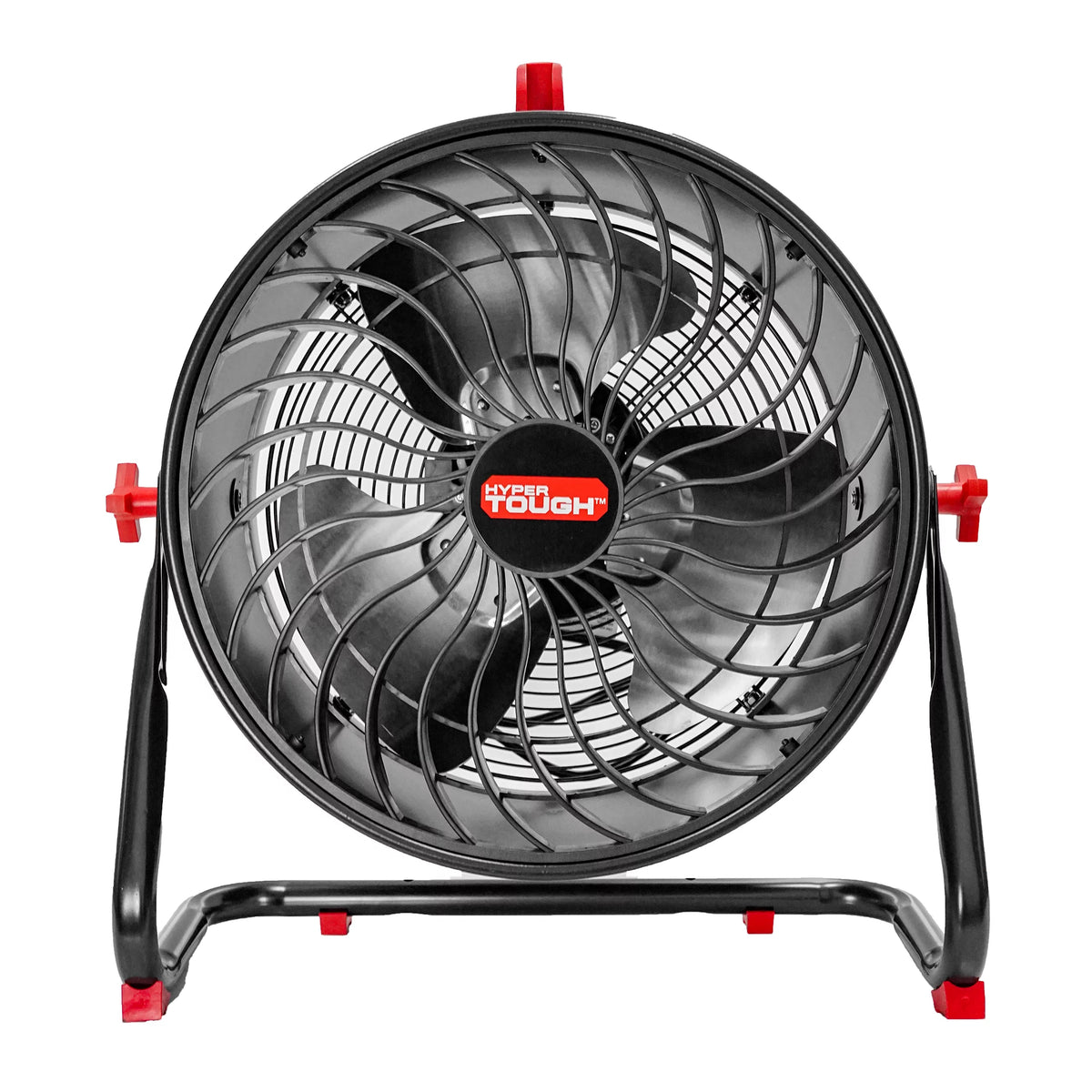 Black & Red 16 inch 2-Speed Turbo Drum Fan K8576