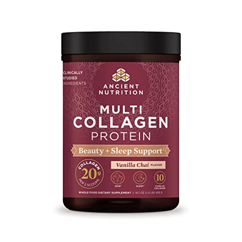 Collagen Protein Powder with Vitamin C Vanilla Chai 16.5oz J2354