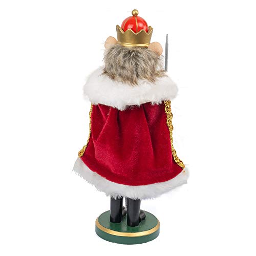 3 Set Christmas Nutcrackers Figures, 7 Inch Handmade Wooden Nutcracker Decorations I11569