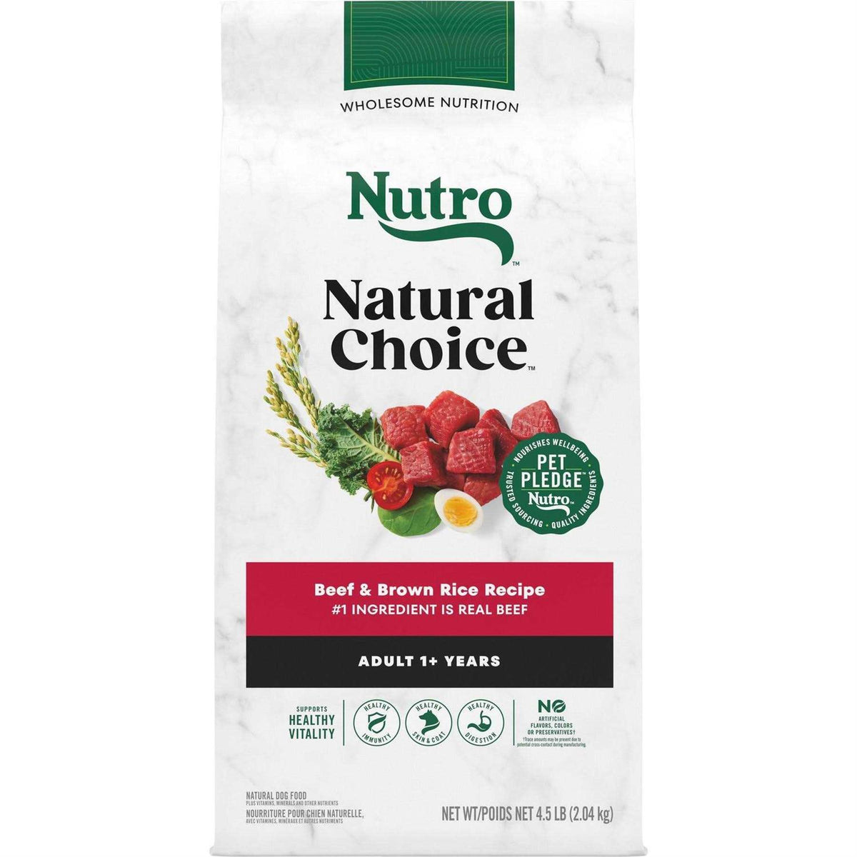 Adult Beef Rice Dry Dog Food J9466