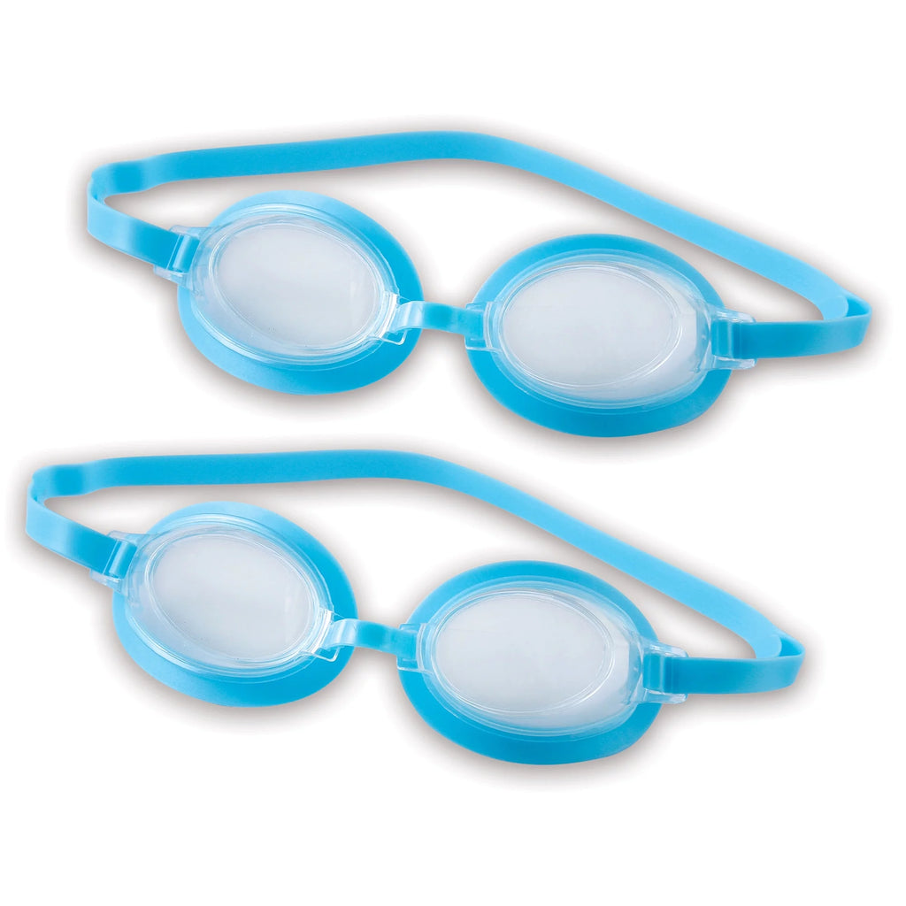 8-Foot Round Transparent Above Ground Pool with Goggles H7196