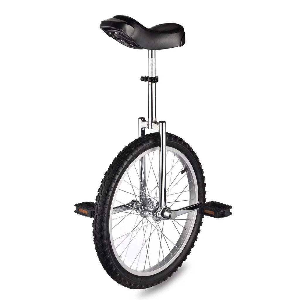 20 Inch Outdoor Unicycle Bike Yellow & Green U549113