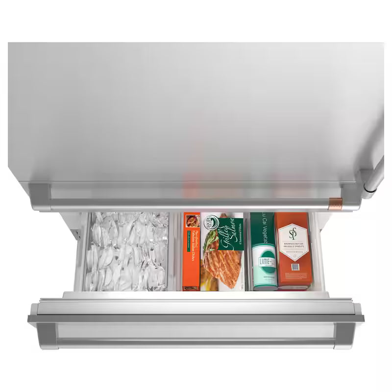 Built-In Bottom Freezer Refrigerator with Convertible Middle Drawer D756415