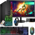 RGB Intel Core i5 Gaming Desktop PC with 24 Inch Monitor Q407