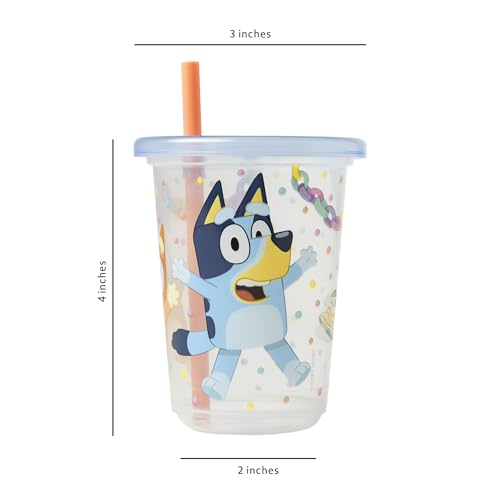 10 Oz 8 Count Toddler Straw Cups with Snap On Lids and Straws I502102